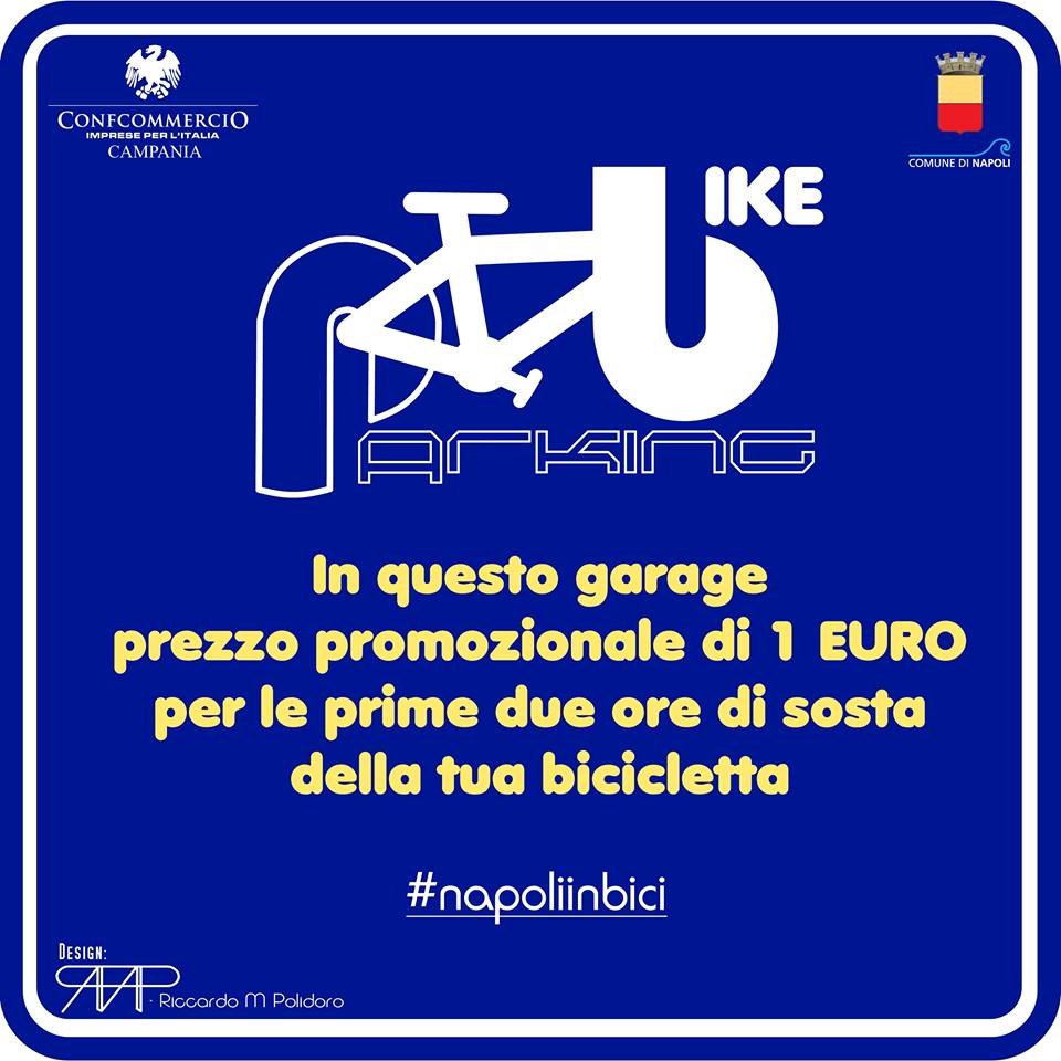 Locandina promozionale per Bike Parking