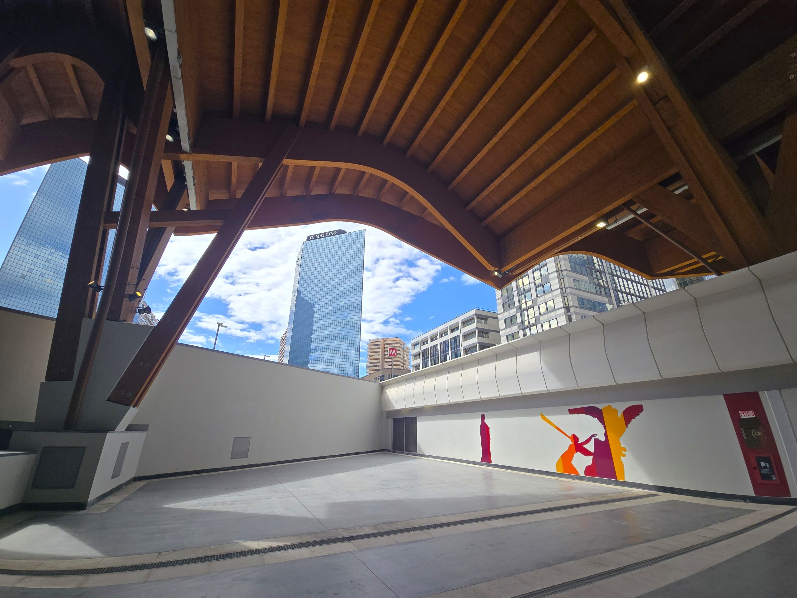 Linea 1, apertura stazione Centro Direzionale