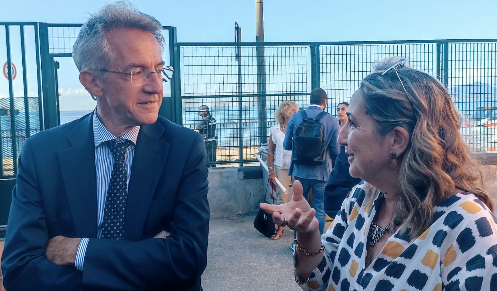 Il Sindaco Gaetano Manfredi all’evento di apertura dell’anno scolastico presso l’Istituto comprensivo ‘Madonna Assunta’ di Bagnoli