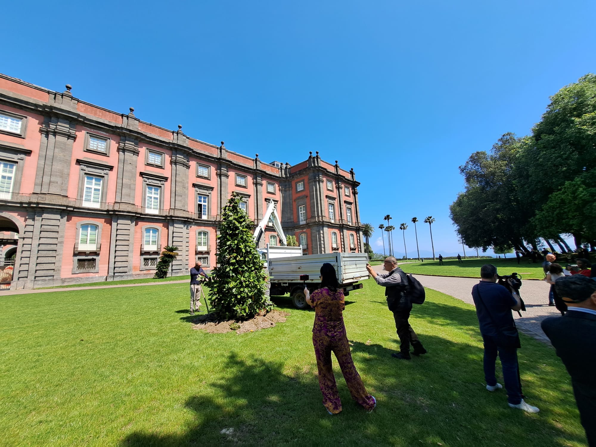 Piantumazione dell'Albero dell'Amicizia a Capodimonte