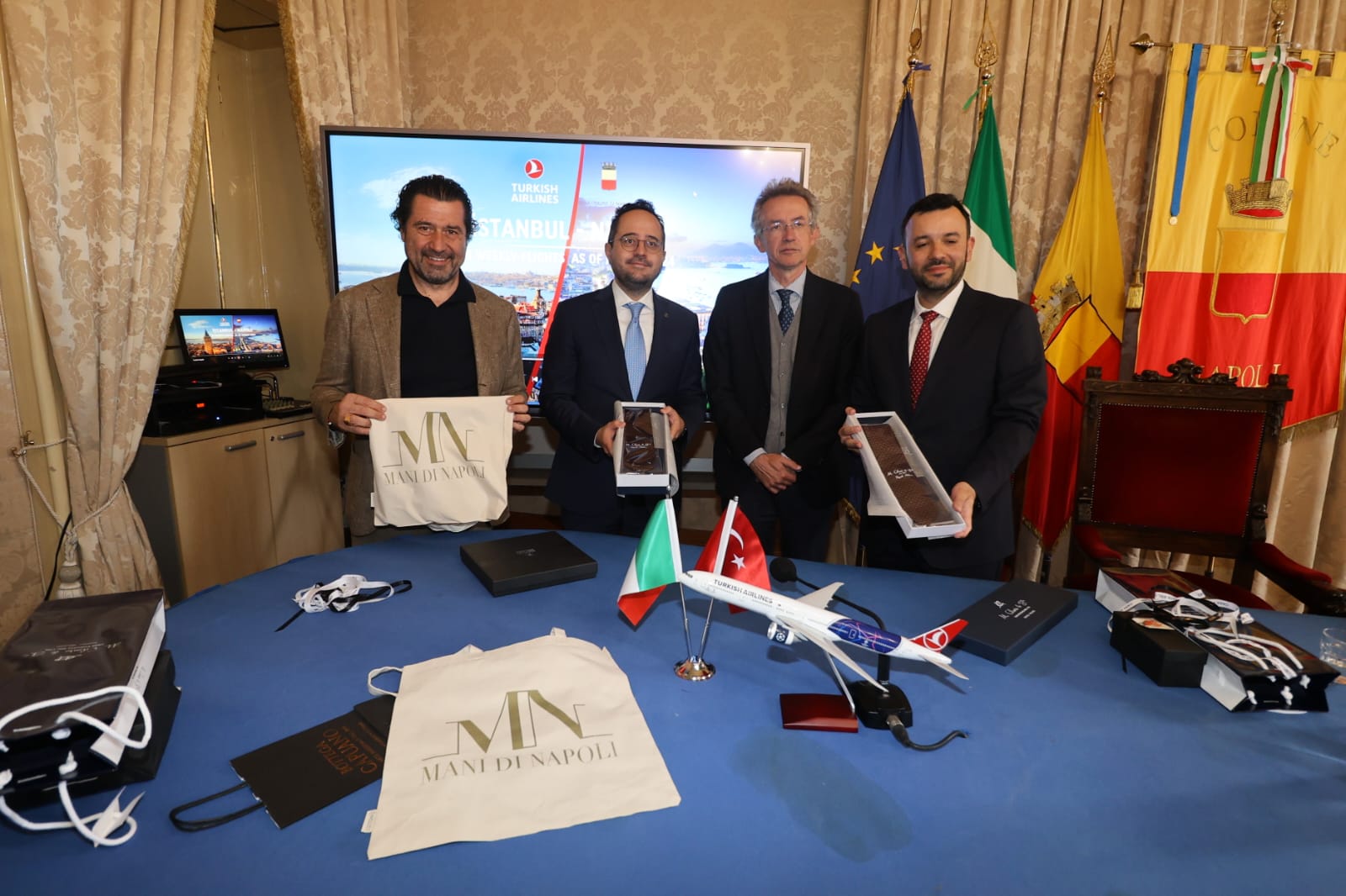 Incremento dei voli Turkish Airlines da Napoli