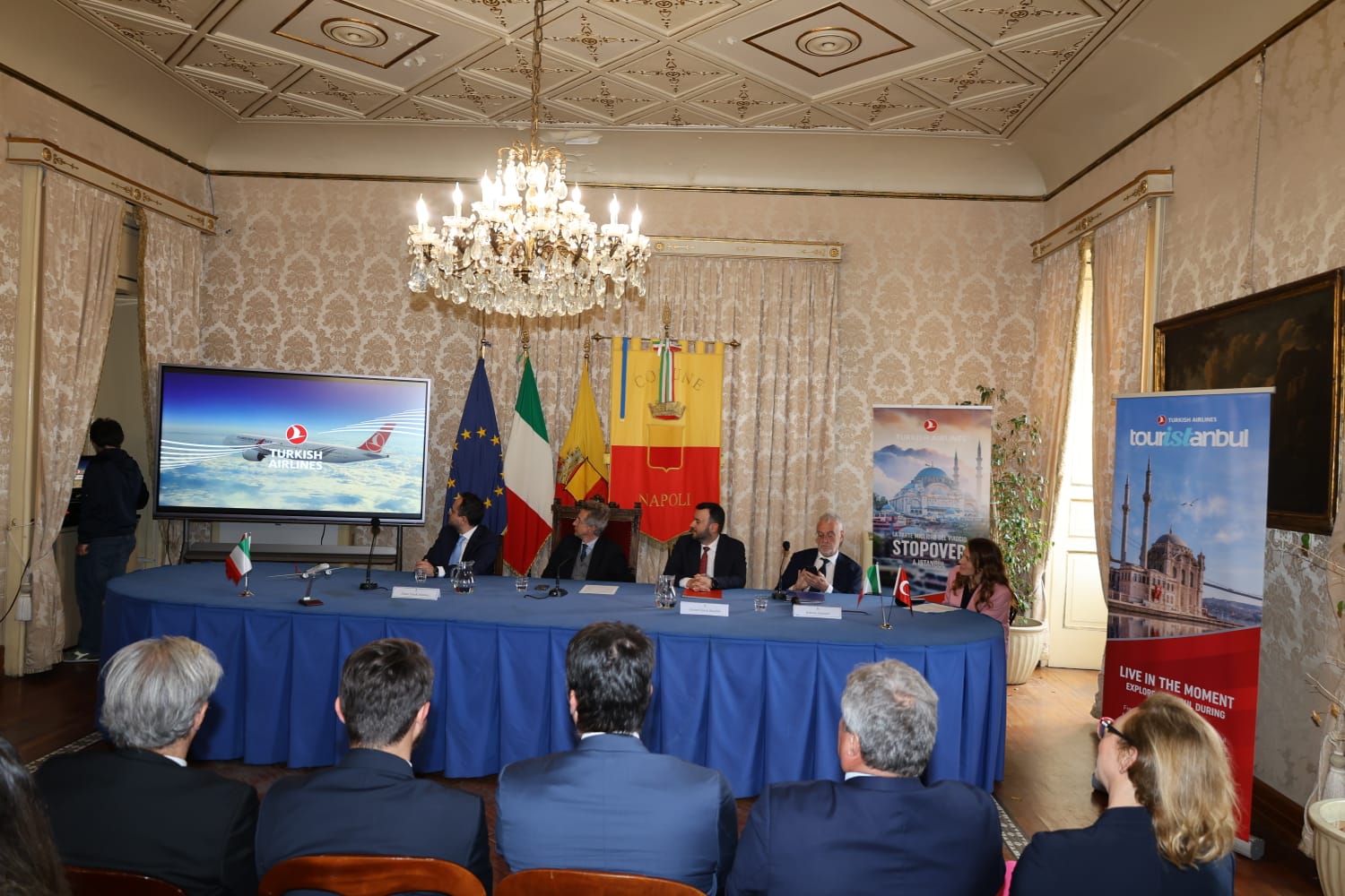 Incremento dei voli Turkish Airlines da Napoli