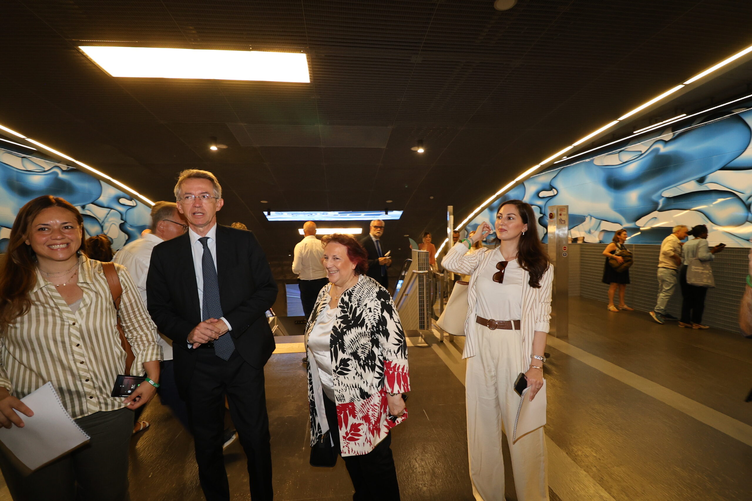 Corsa inaugurale della Linea 6 della Metropolitana