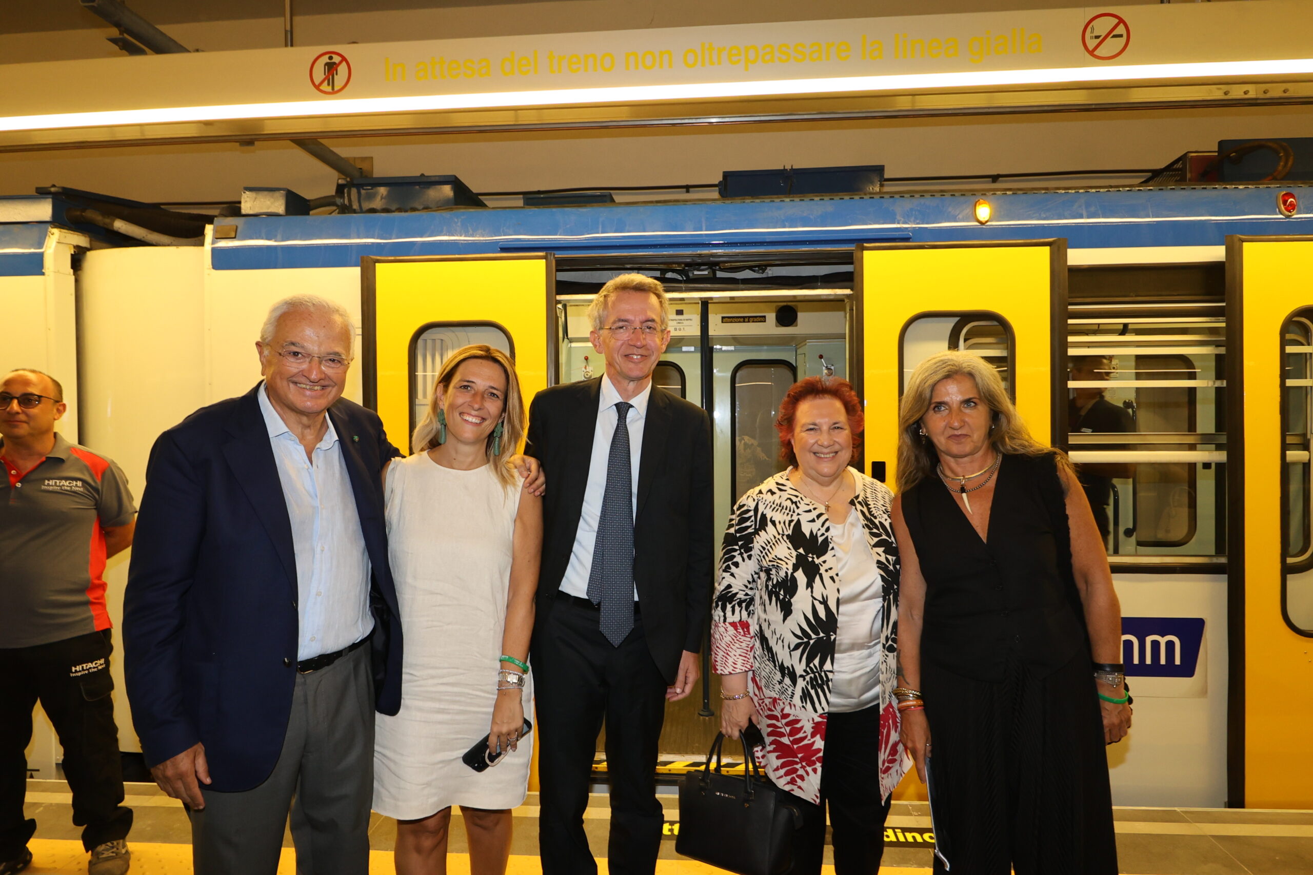 Corsa inaugurale della Linea 6 della Metropolitana
