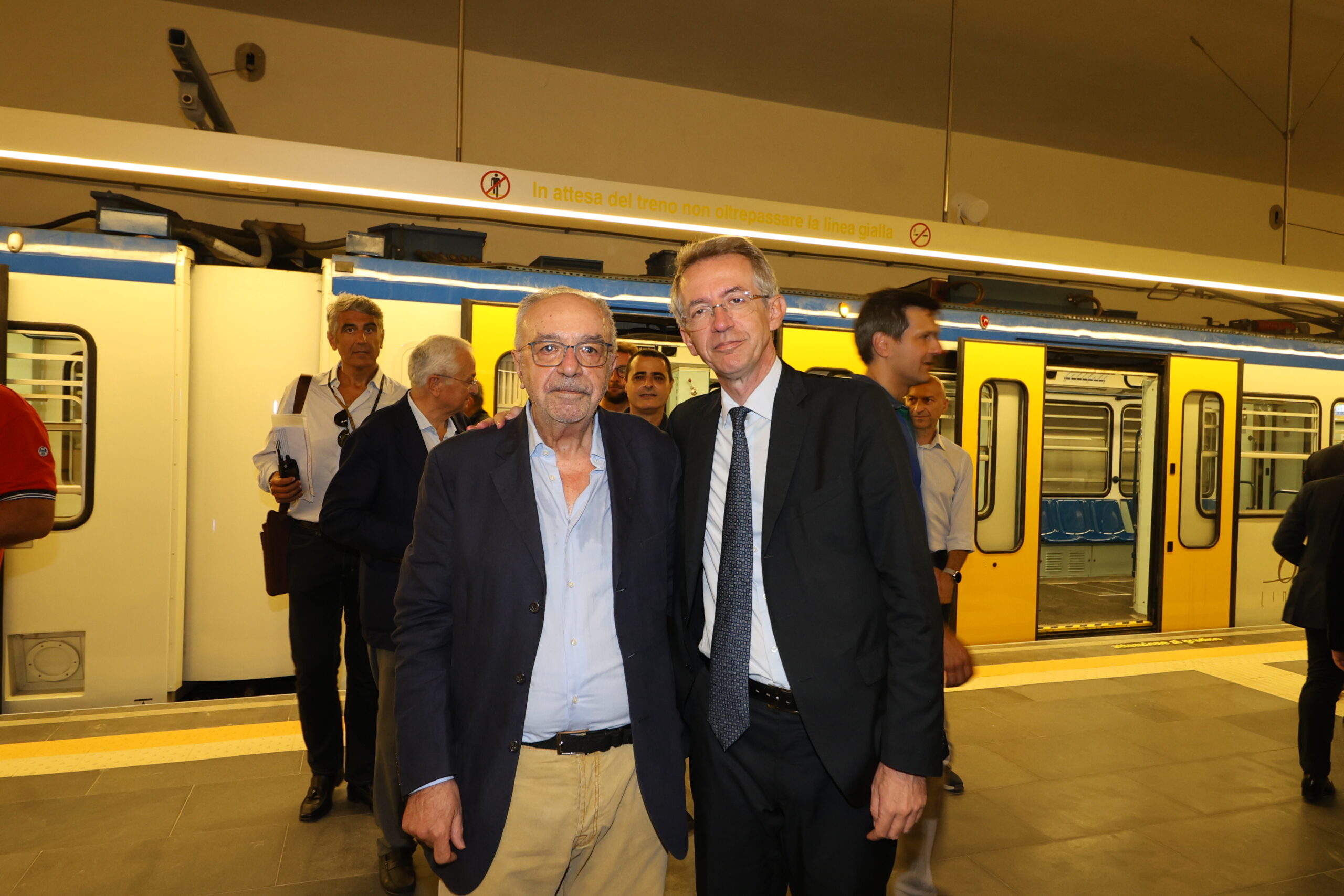 Corsa inaugurale della Linea 6 della Metropolitana
