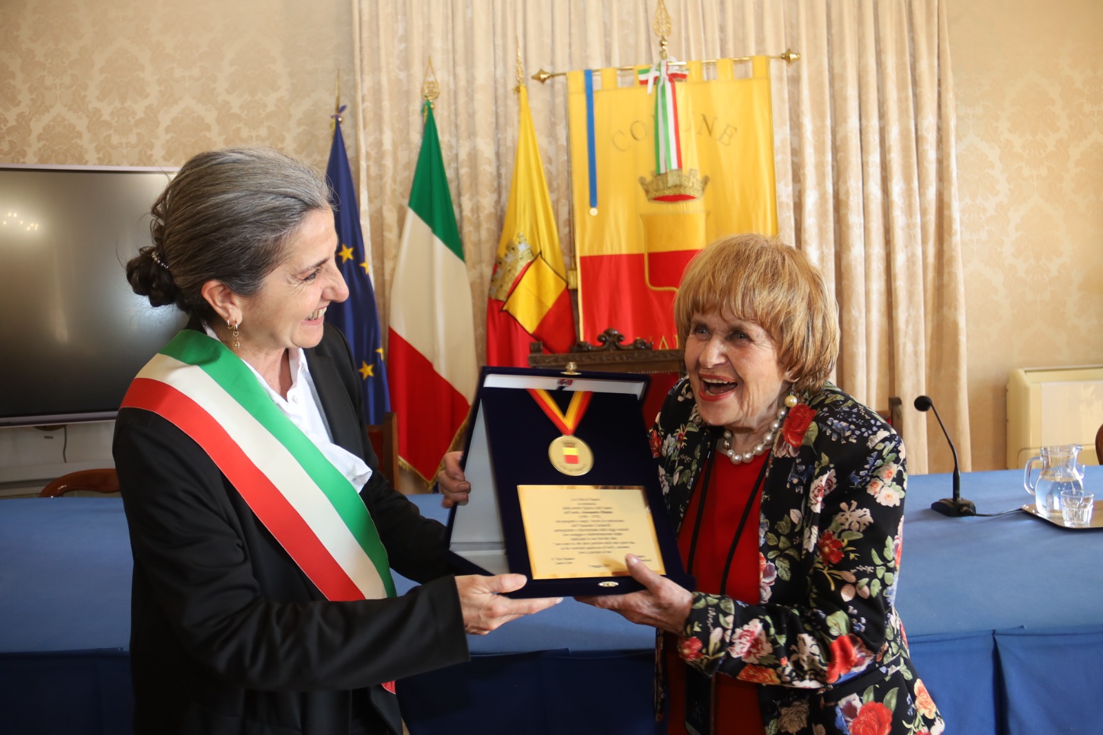 Conferimento medaglia ad Alessandro Rimini