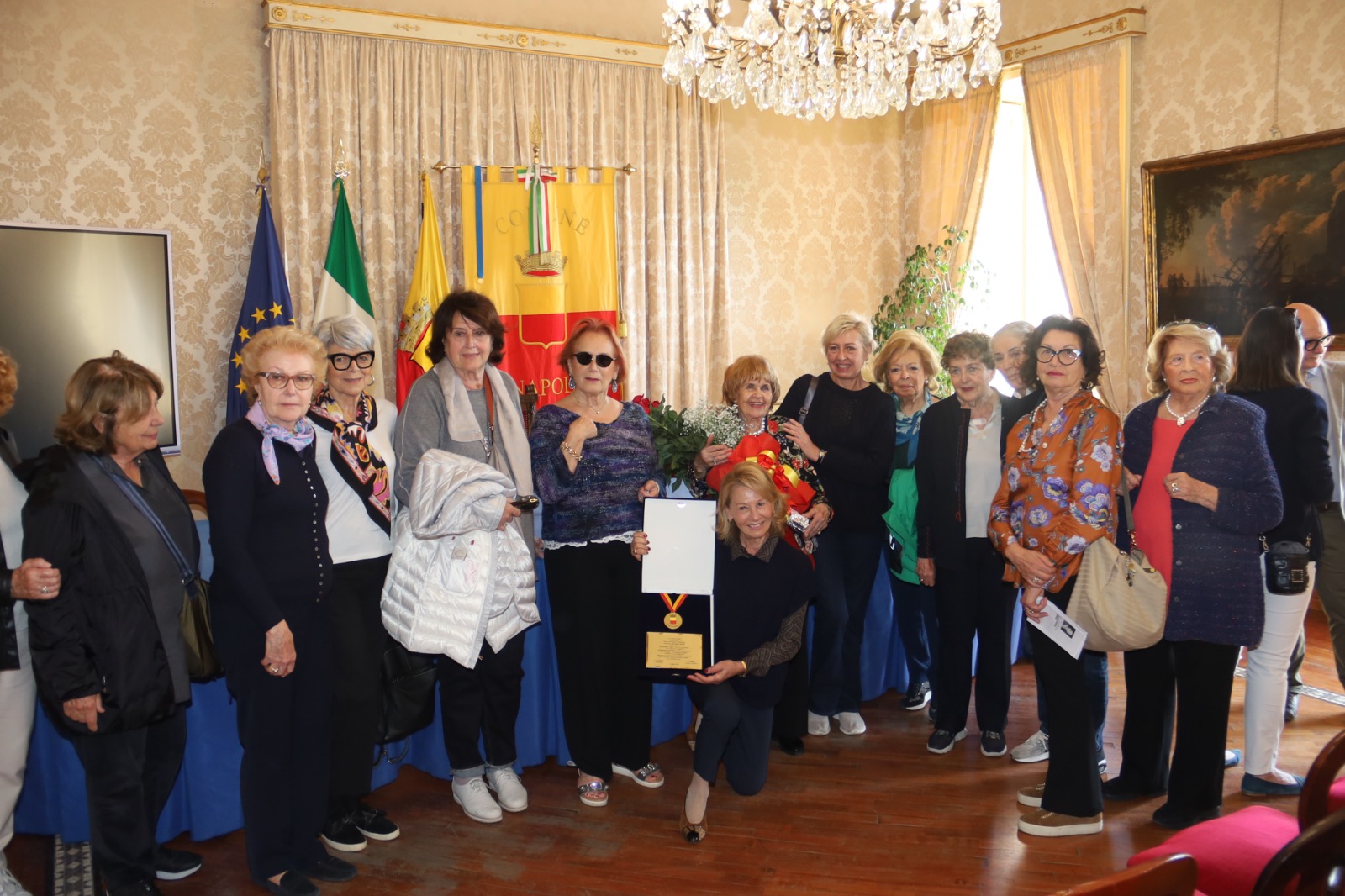 Conferimento medaglia ad Alessandro Rimini