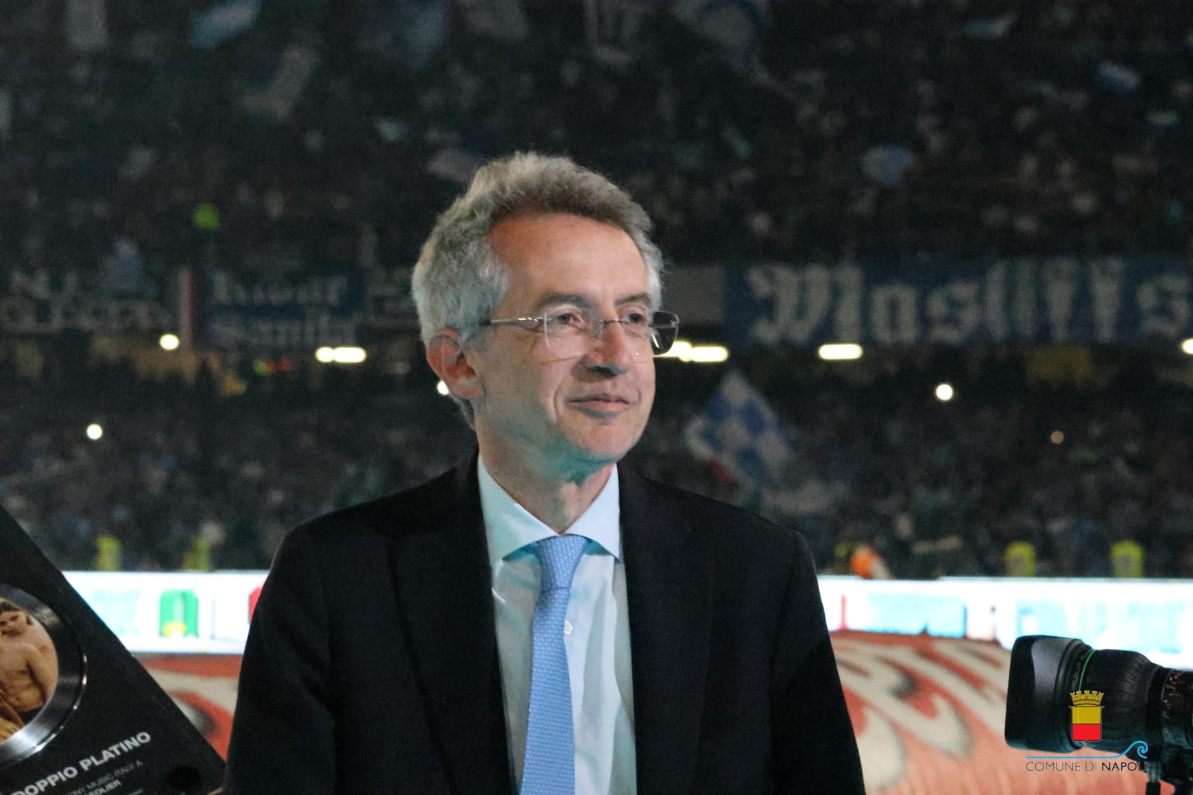 Il Sindaco alla festa per lo scudetto allo stadio Maradona