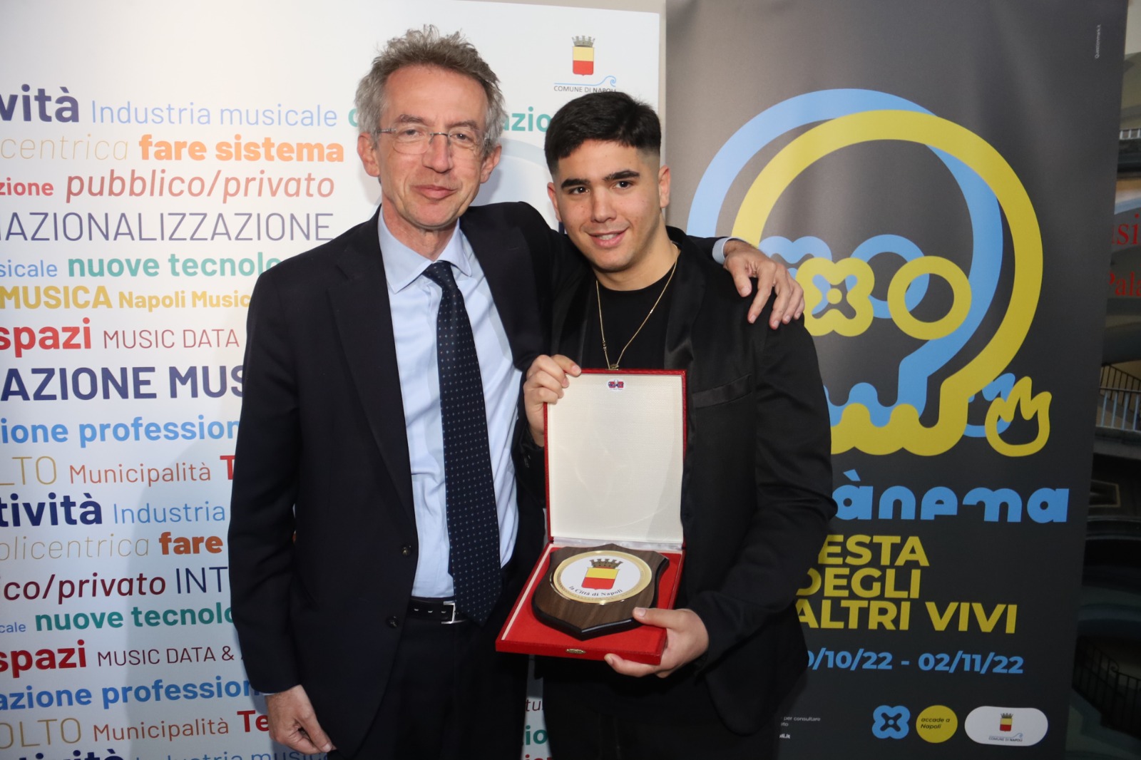 Premiazione dei vincitori del progetto "We come from Napoli"