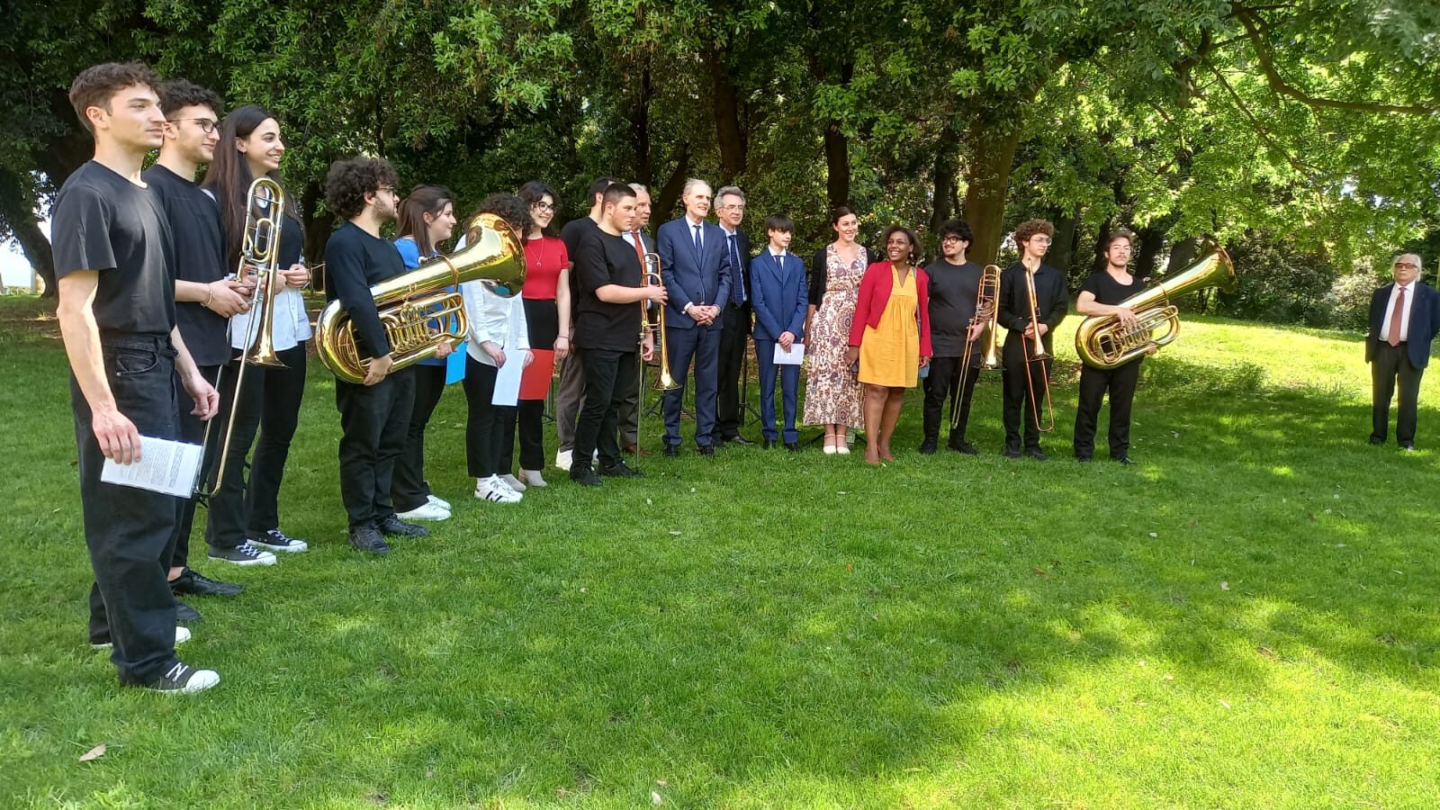 Piantumazione dell'Albero dell'Amicizia a Capodimonte