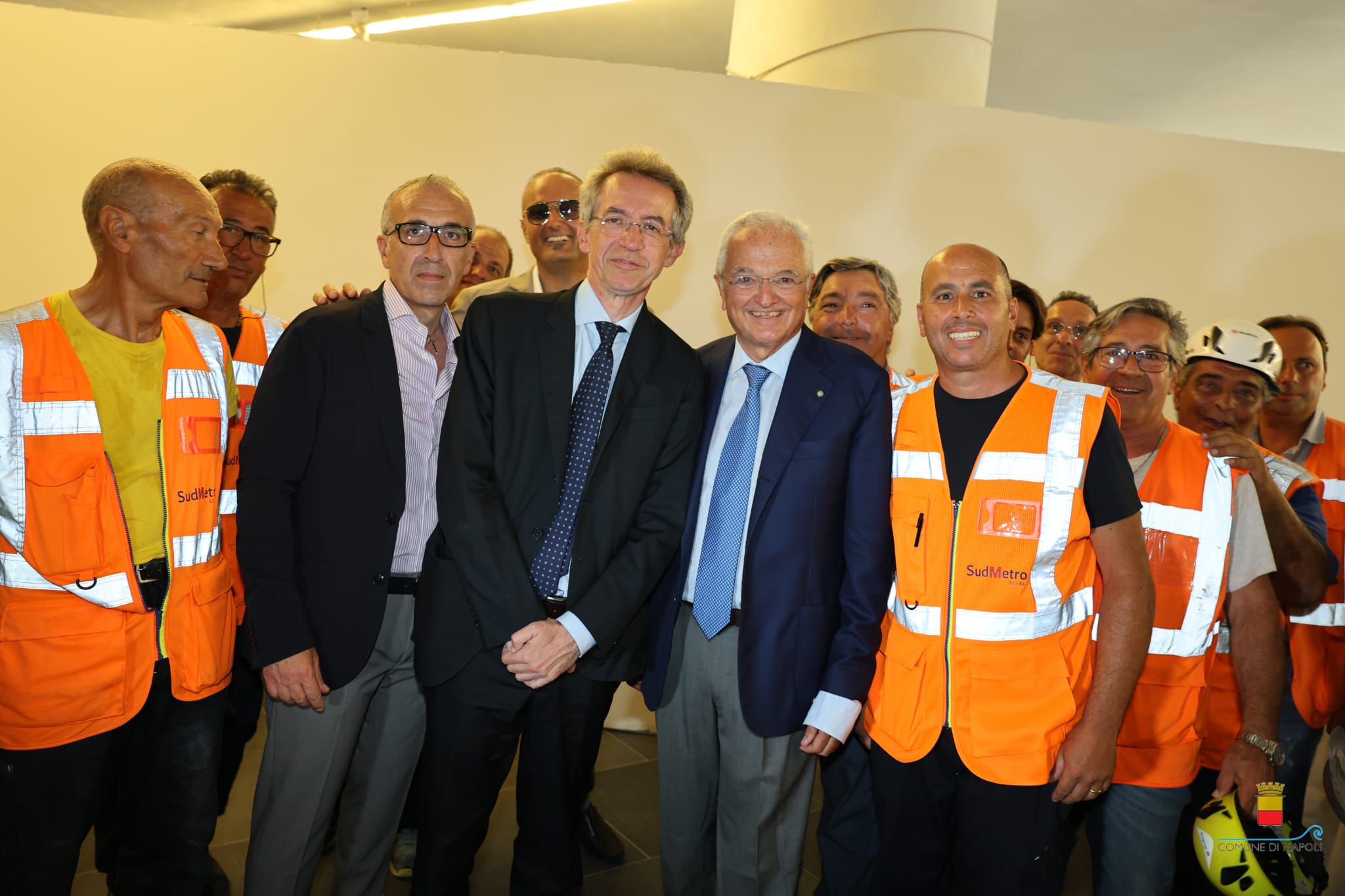 Inaugurazione sottopasso dal Molo Angioino della Stazione M1 "Municipio"