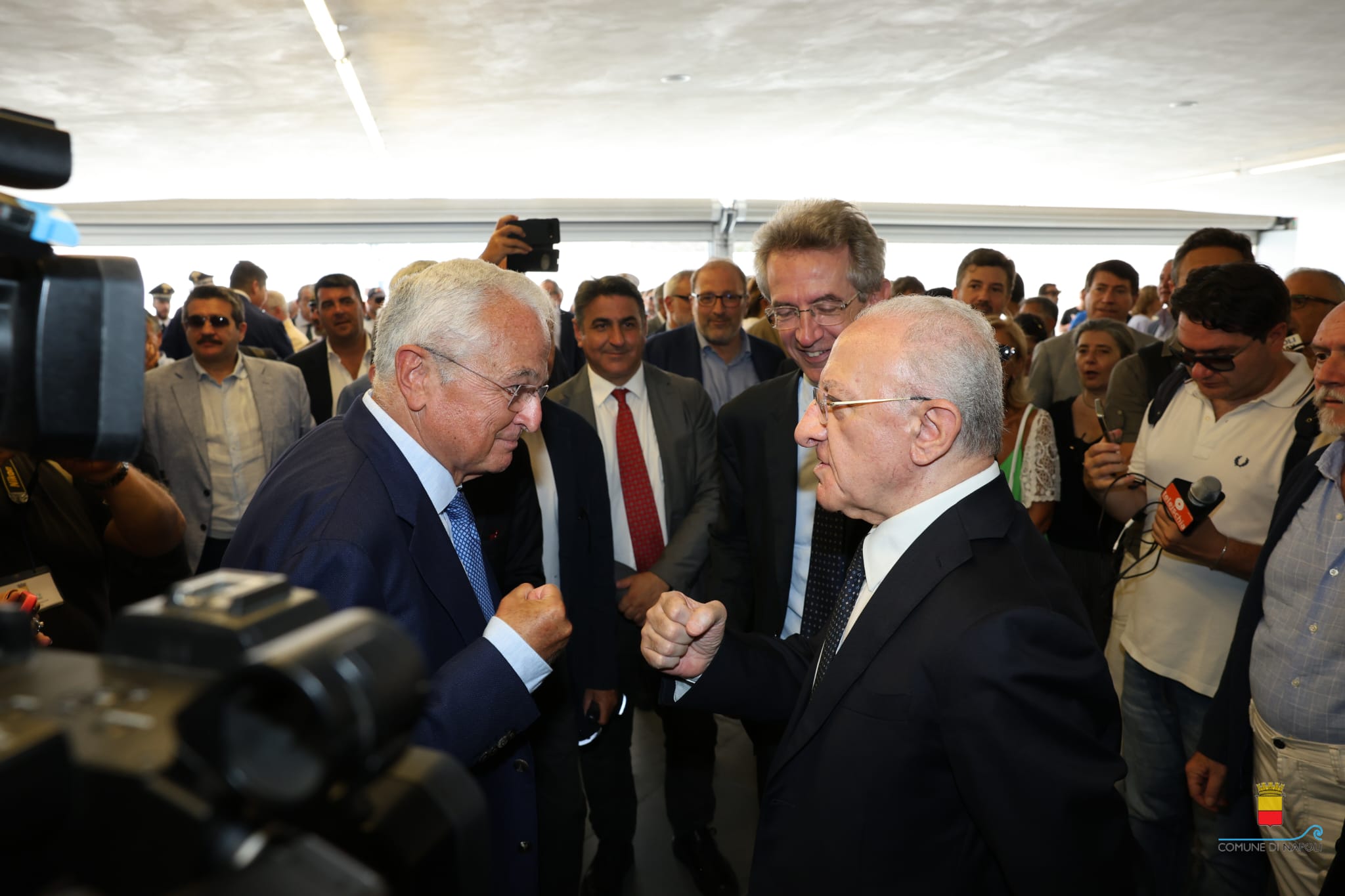 Inaugurazione sottopasso dal Molo Angioino della Stazione M1 "Municipio"