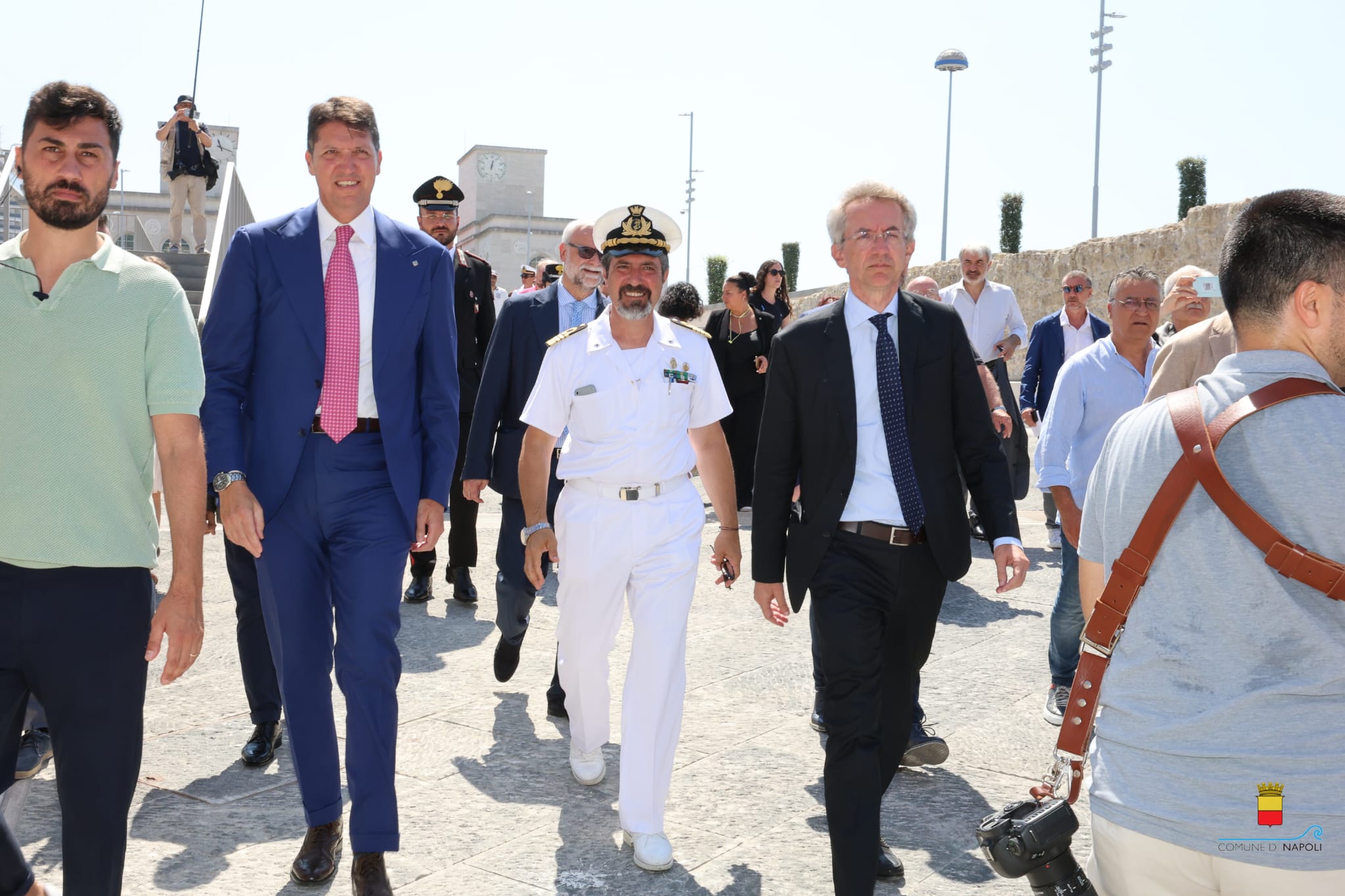 Inaugurazione sottopasso dal Molo Angioino della Stazione M1 "Municipio"