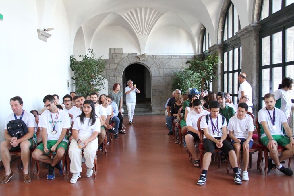premiazione atleti disabili accademia del remo