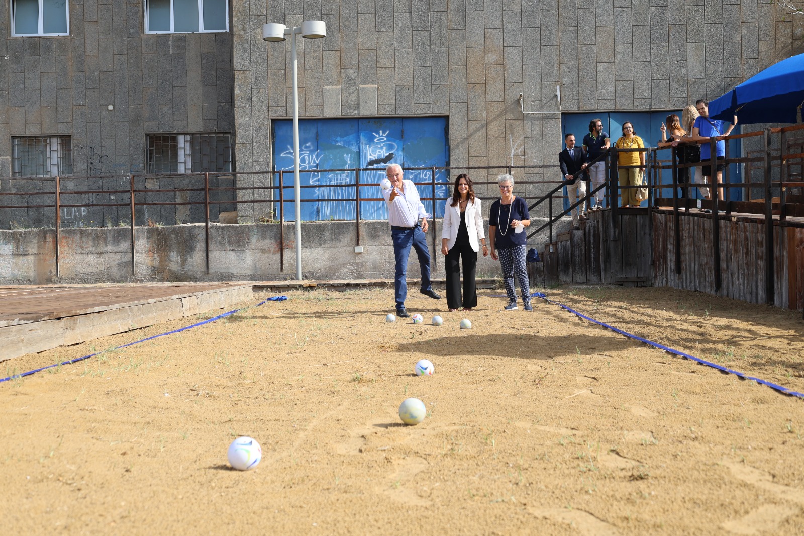 inaugurazione campi lido Bagnoli