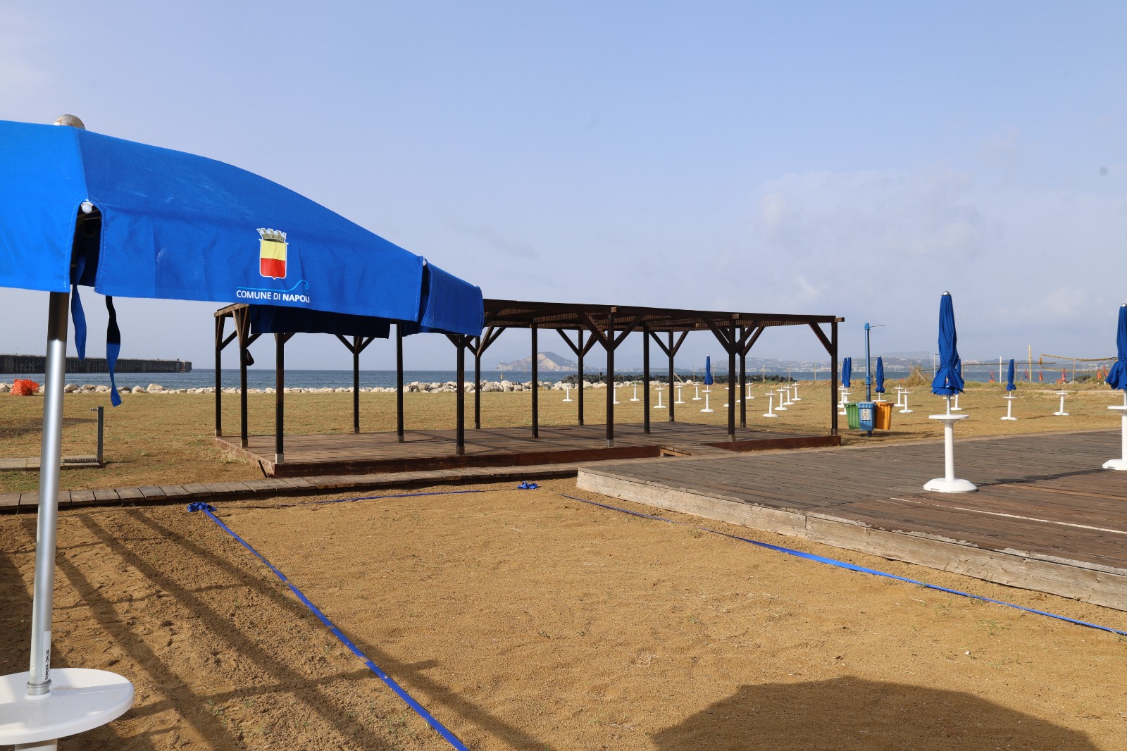 inaugurazione campi lido Bagnoli