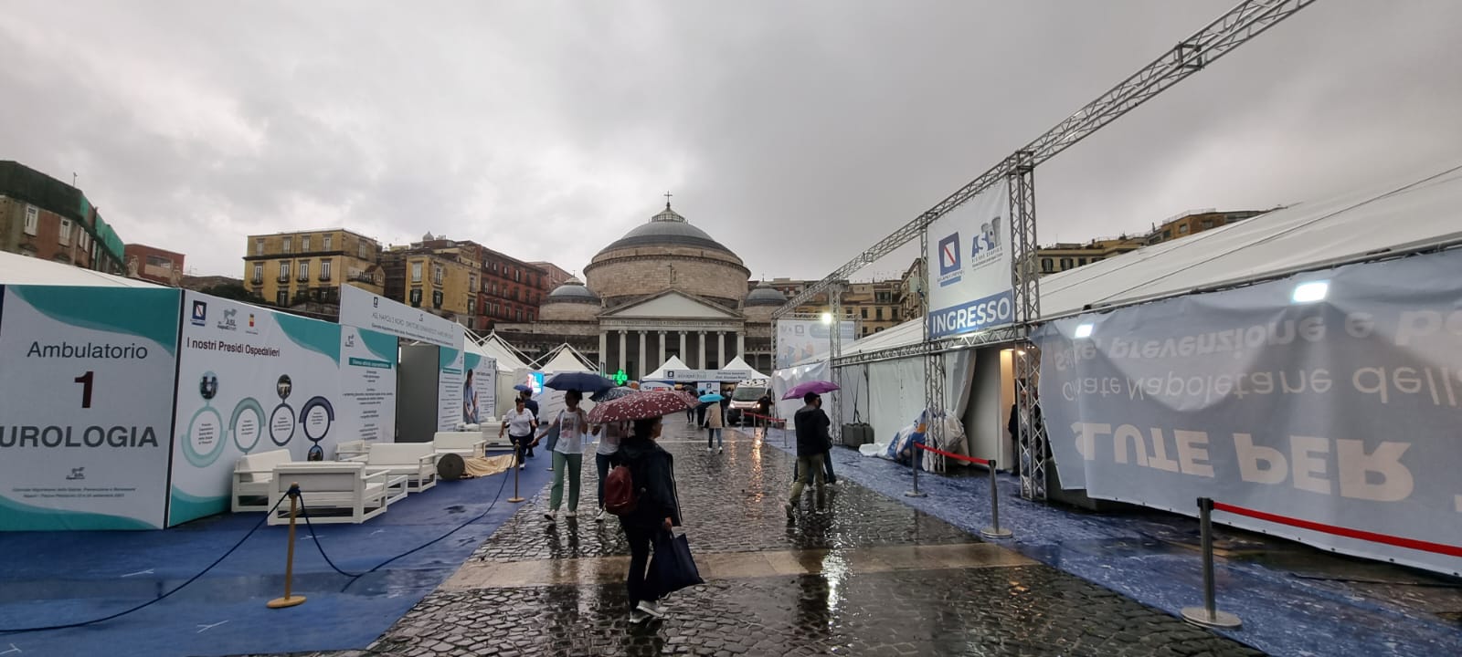 Inaugurato e rinviato a domenica 24 il Villaggio della Salute