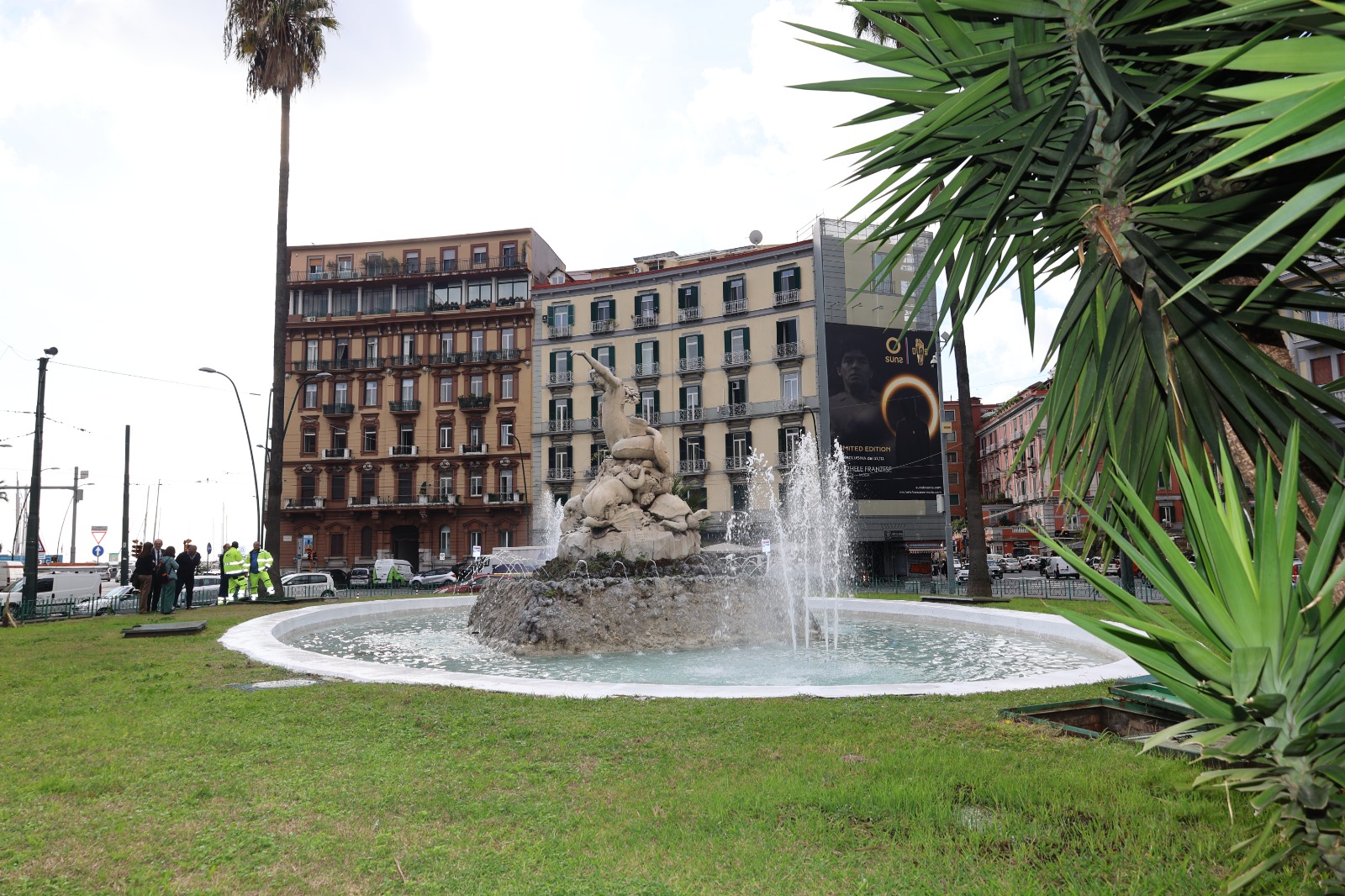 Terminato il recupero della Fontana delle Sirene