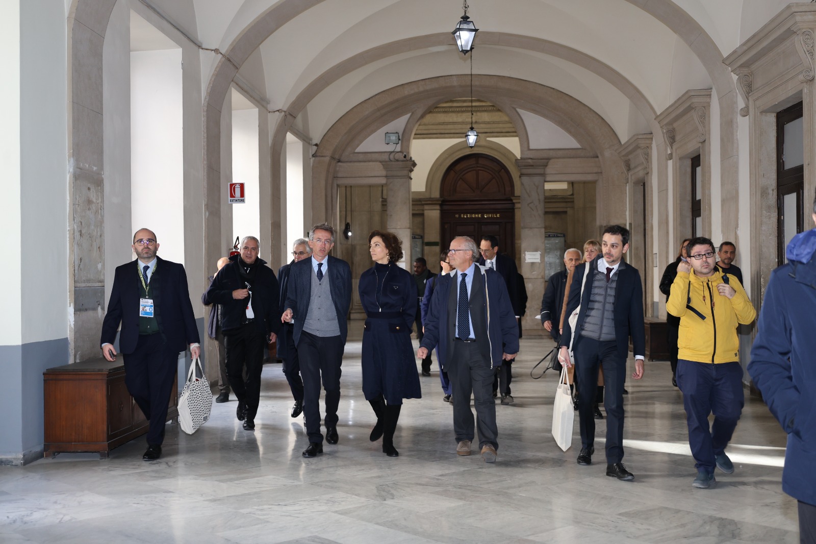 Visita della Direttrice generale dell'UNESCO Castel Capuano