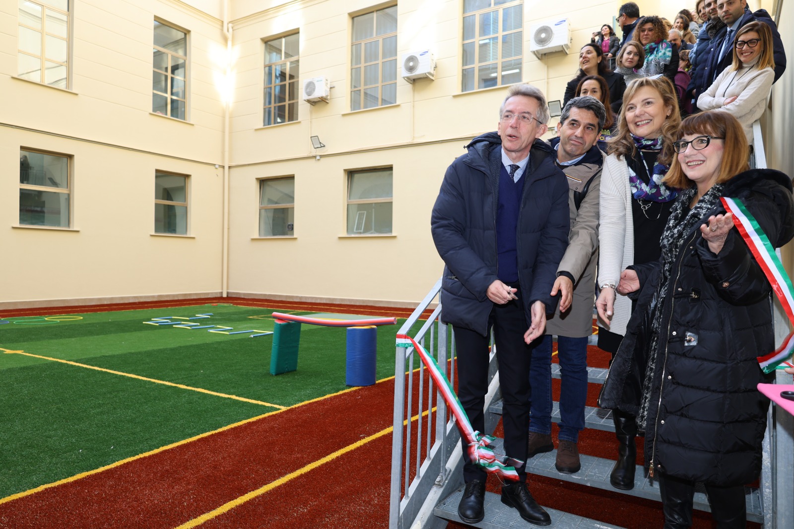 cortile scuola Leopardi