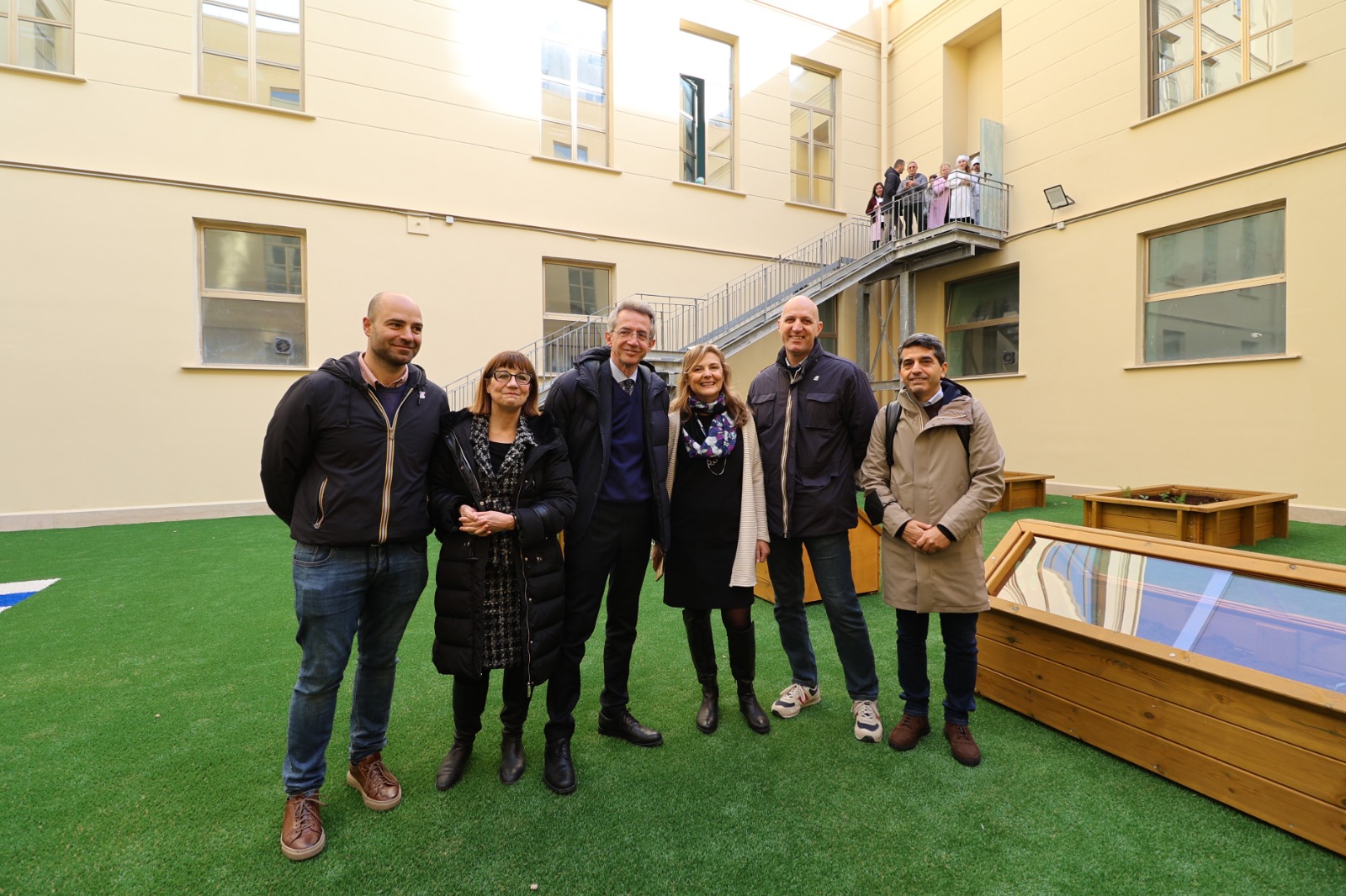 cortile scuola Leopardi