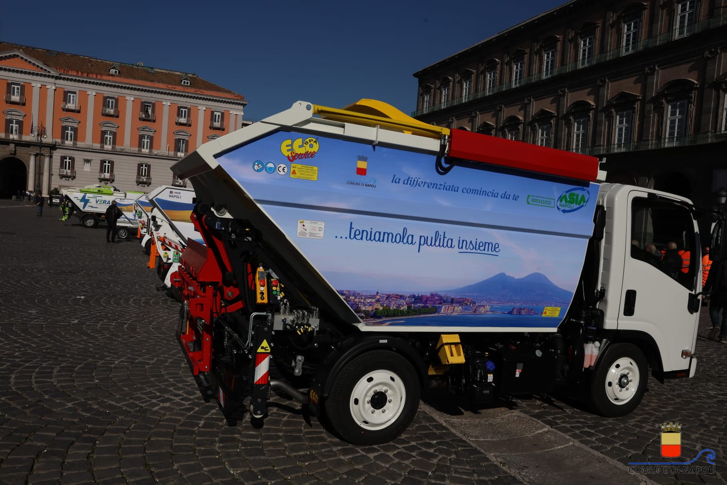 presentati i nuovi ispettori ambientali e i mezzi di Asia ad emissioni zero