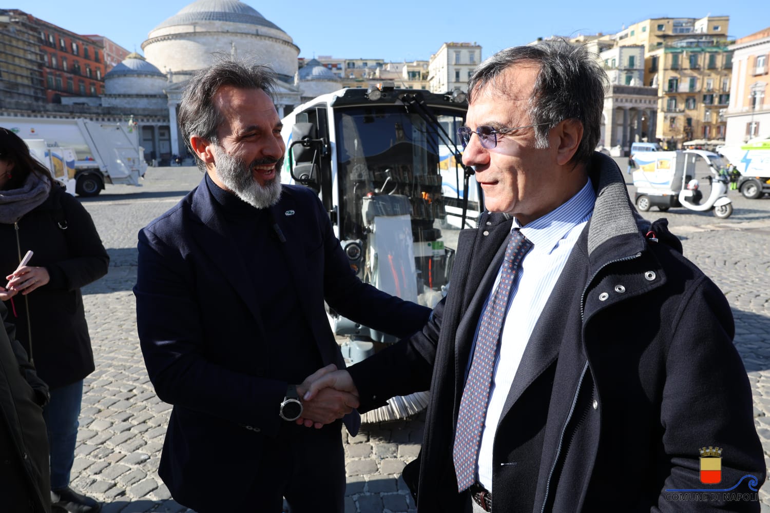 presentati i nuovi ispettori ambientali e i mezzi di Asia ad emissioni zero