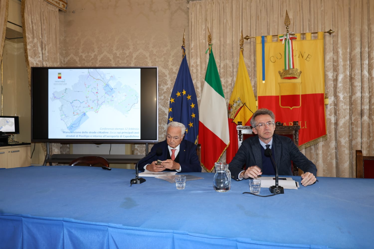 Manutenzione strade Posillipo e Capodichino