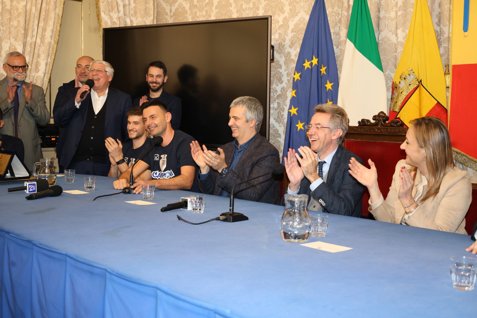 Premiata in Comune la Gevi Napoli basket