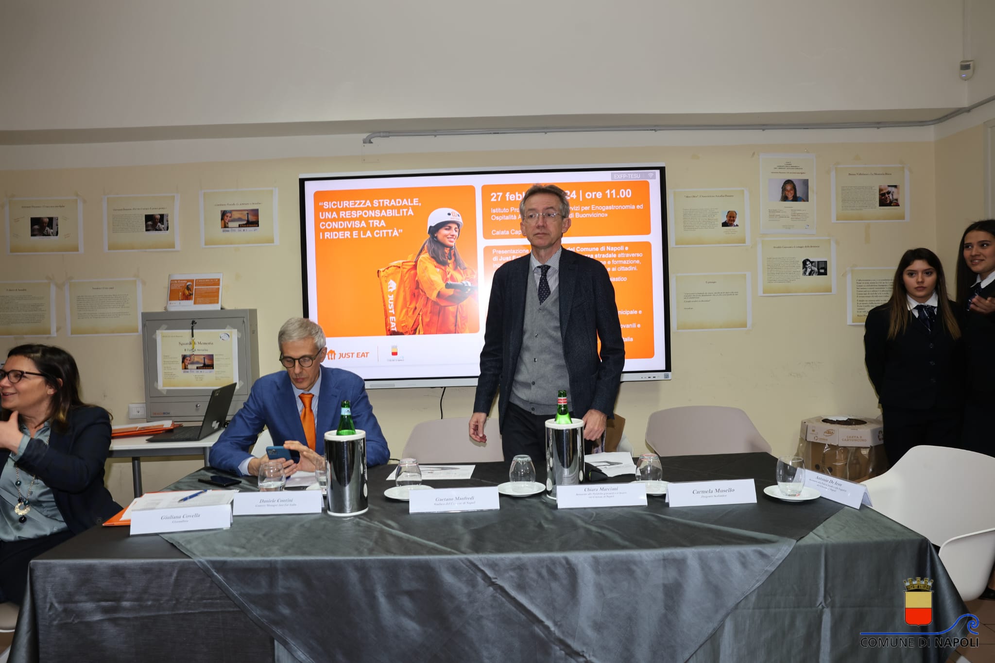 Il Comune di Napoli e Just Eat presentano la Carta della Sicurezza Stradale a Napoli