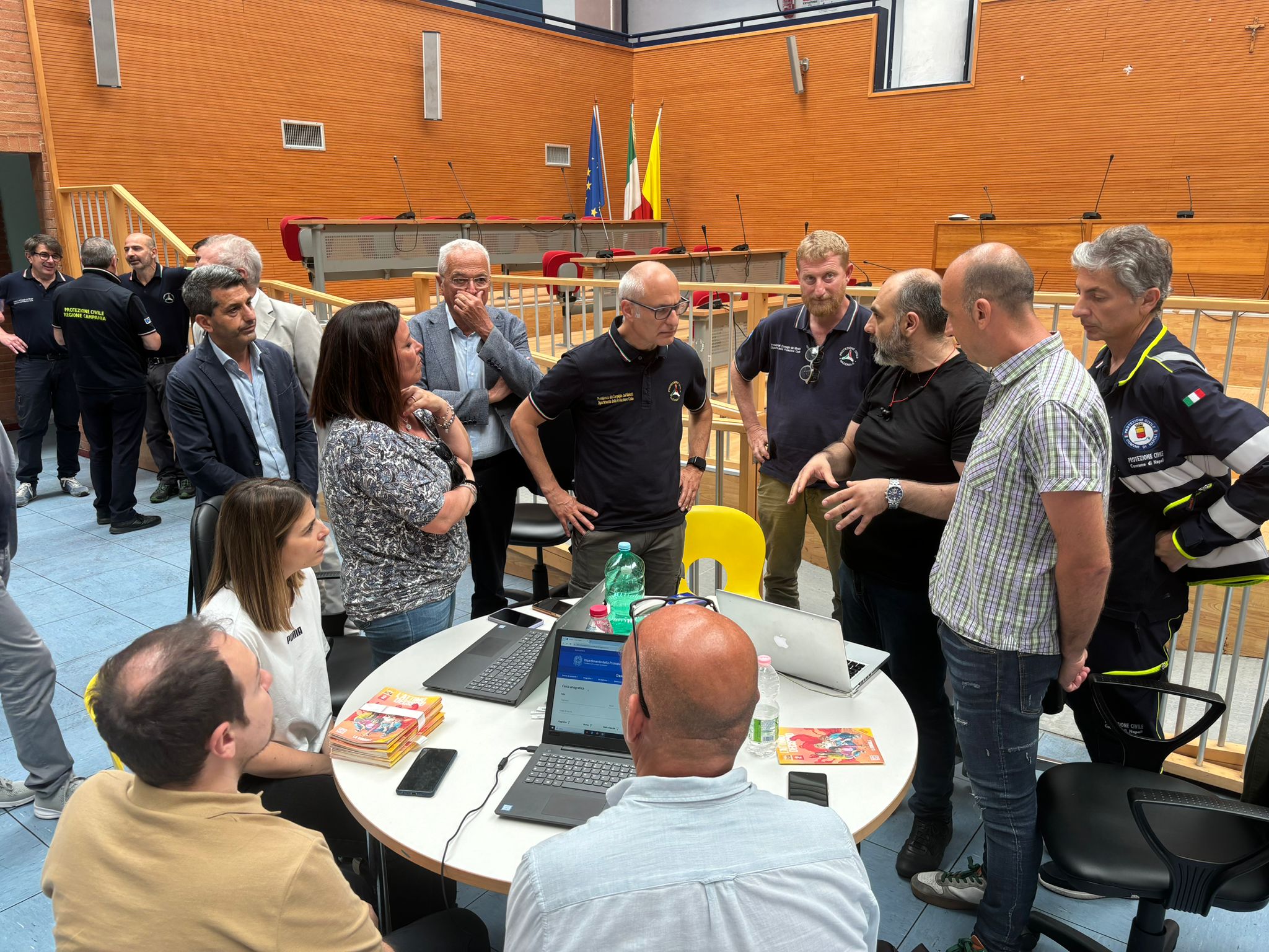 Esercitazione su bradisismo ai Campi Flegrei