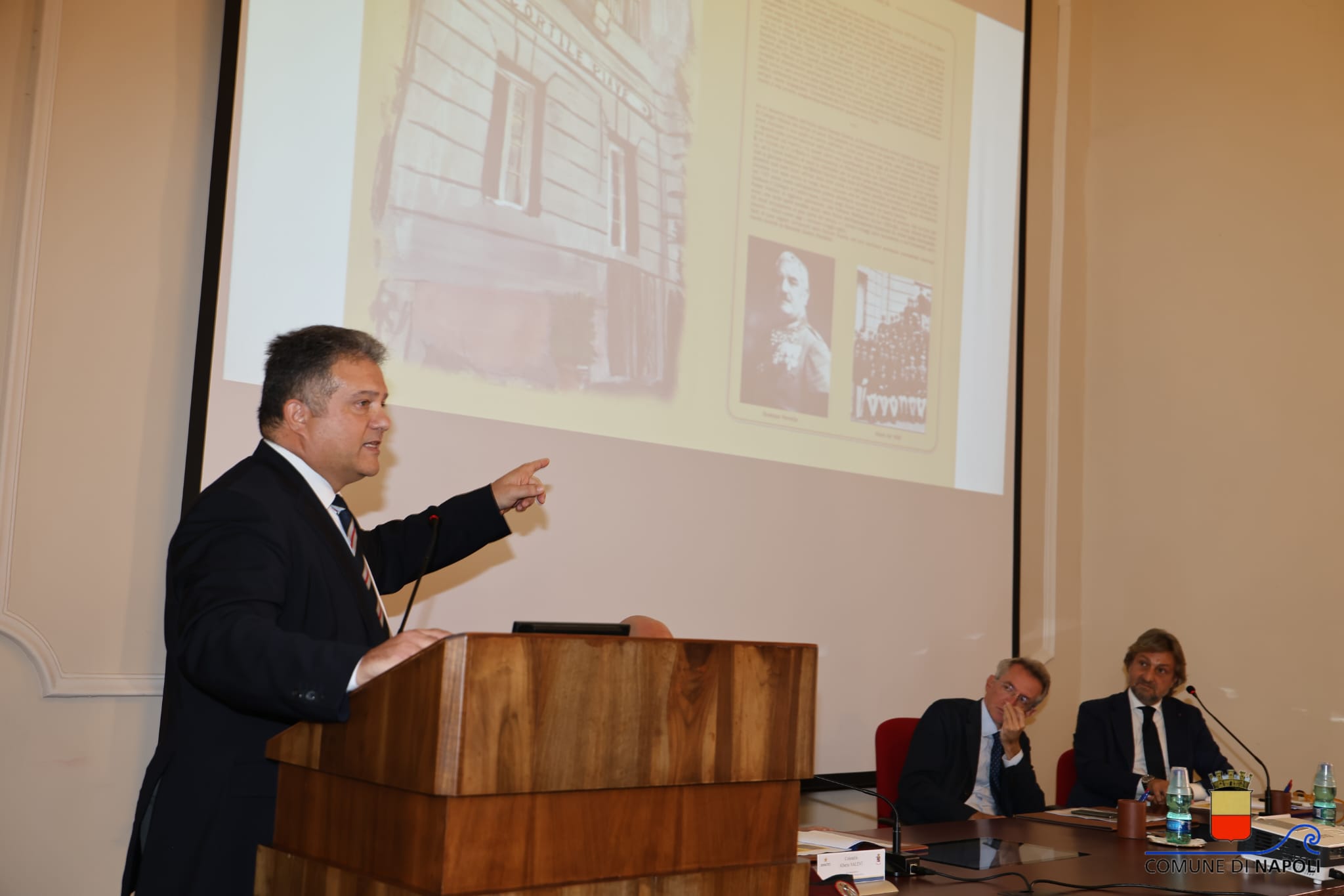 Nunziatella, cerimonia di presentazione della statua dell'allievo e del calendario 2025