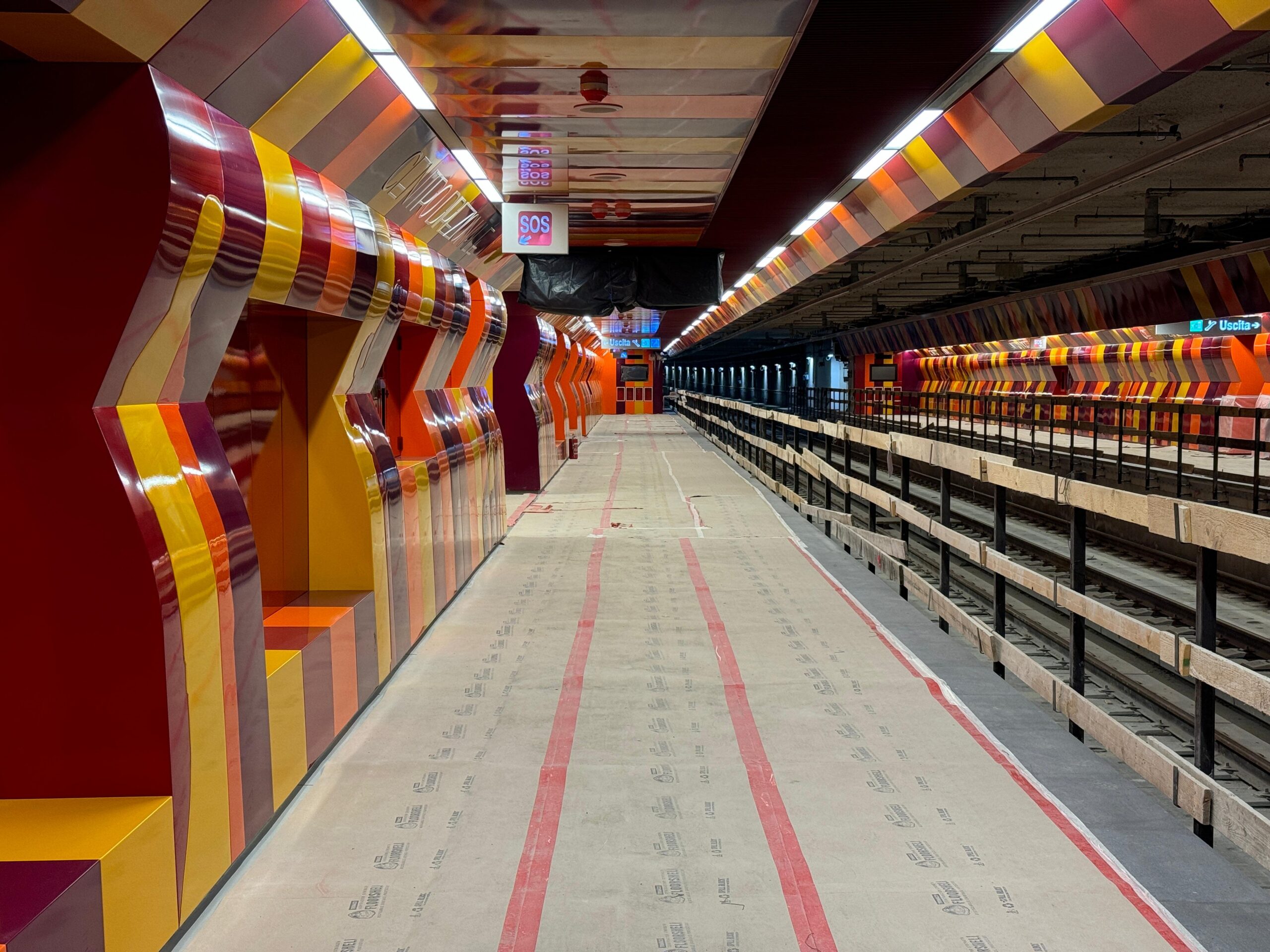 Completati le opere strutturali e gli impianti della stazione metro Centro Direzionale