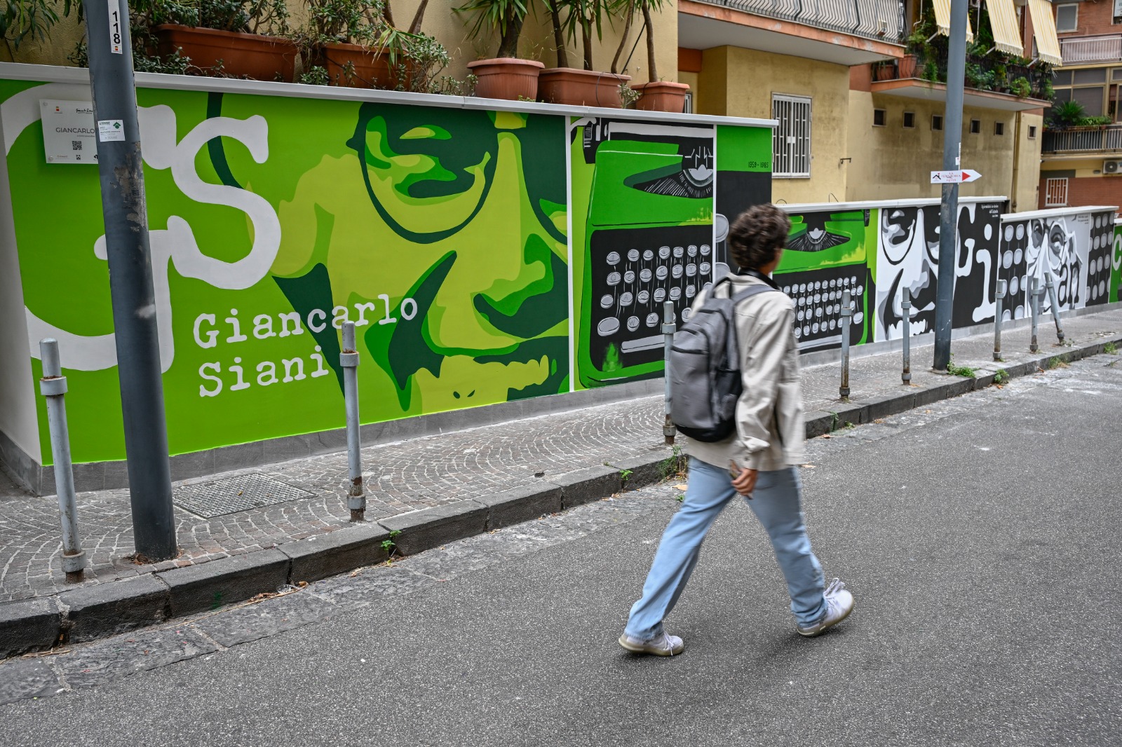 Il Sindaco di Napoli alla cerimonia di commemorazione per Giancarlo Siani