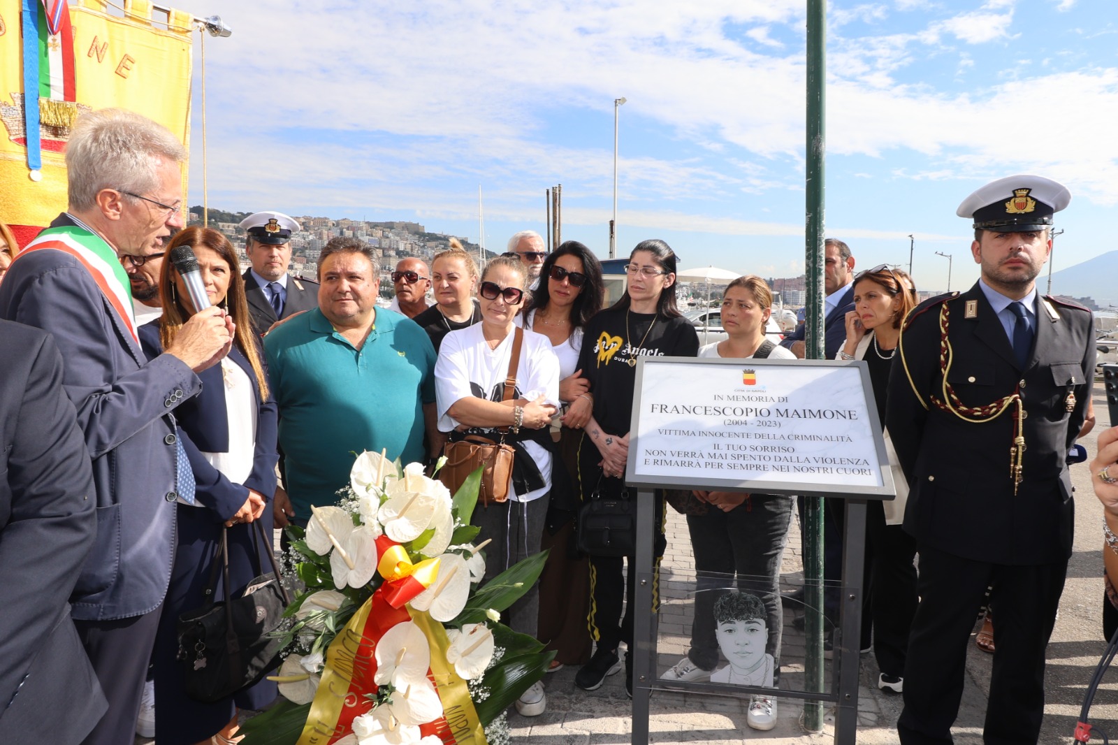 Svelata targa in memoria di Francescopio Maimone