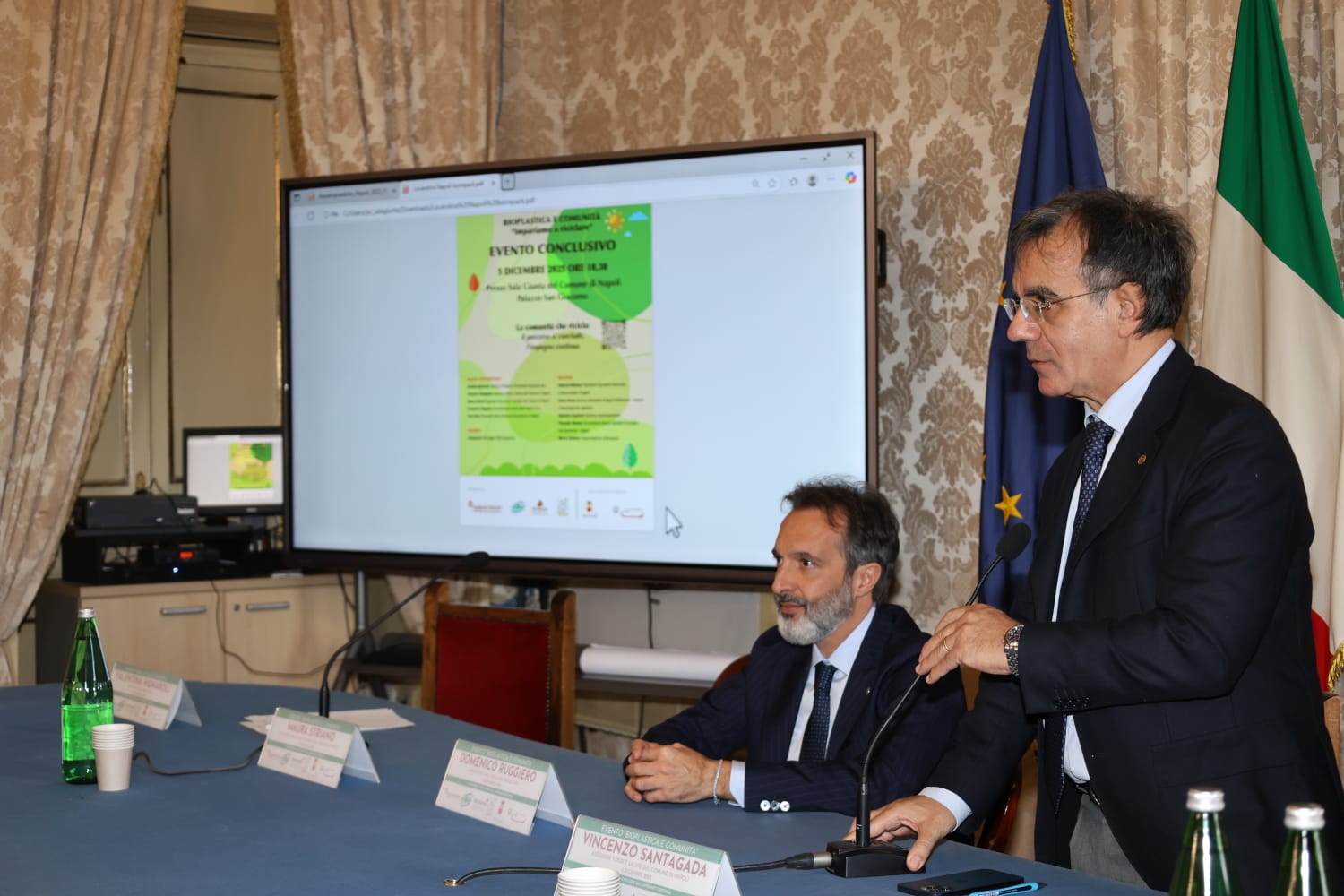 ‘Bioplastica e Comunità: impariamo a riciclare’: presentato il progetto in Sala Giunta