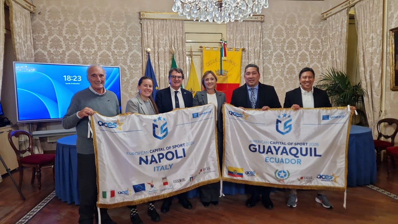 Immagine di Visita della delegazione di Guayaquil, Capitale Americana dello Sport 2026